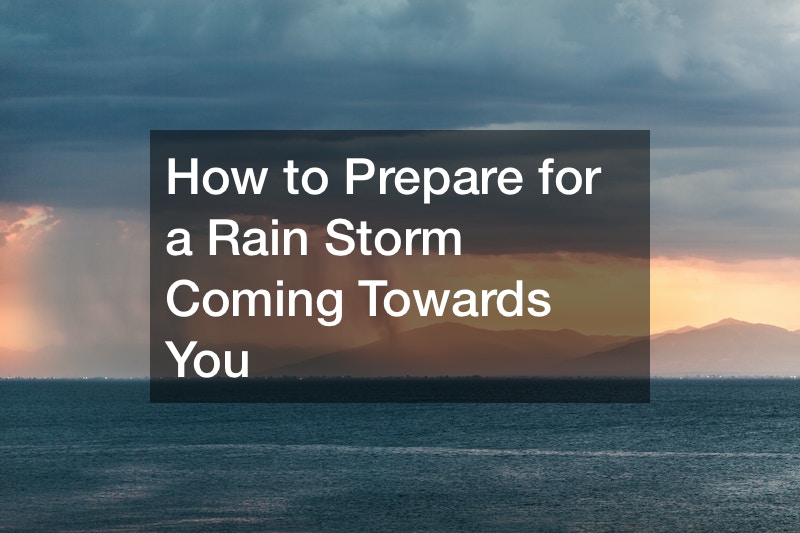 How to Prepare for a Rain Storm Coming Towards You